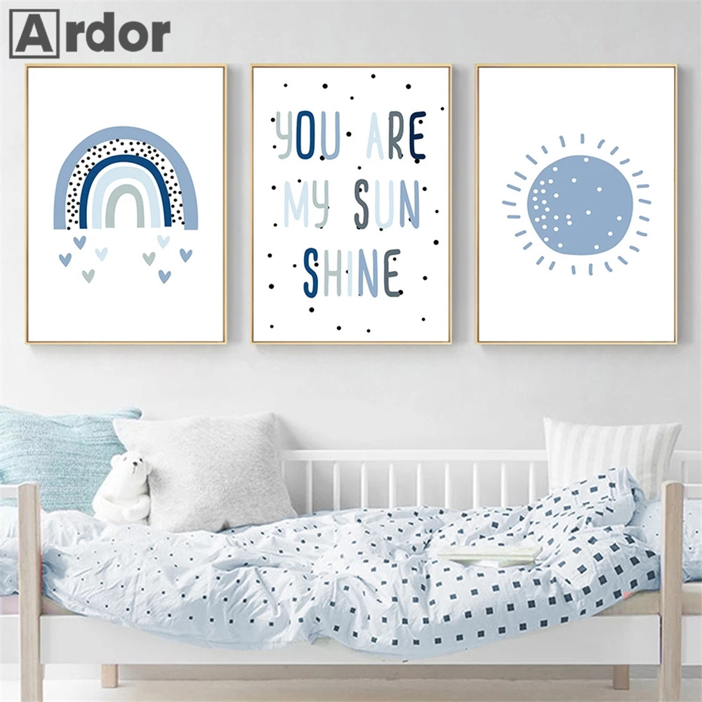 Nursery Wall Prints You Are My - огляд і ціна Baby Nursery You Are My Sunshine