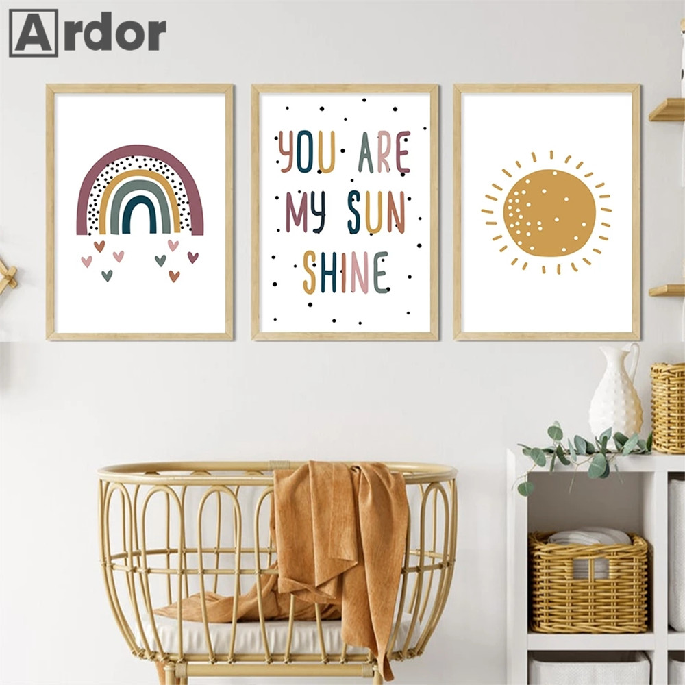 Nursery Wall Prints You Are My - огляд і ціна Baby Nursery You Are My Sunshine