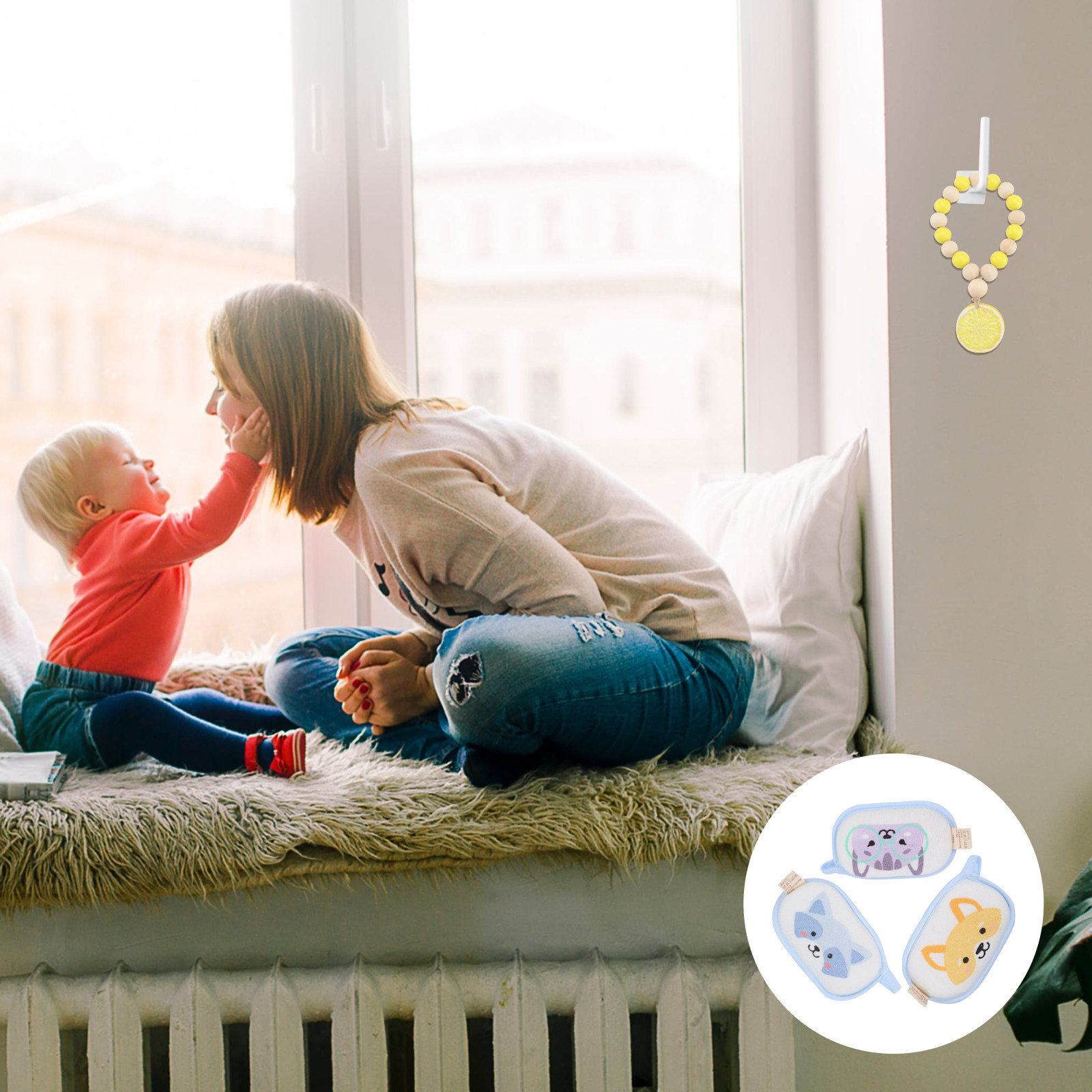 1Pcs Wooden Beads Garland Pend - огляд і ціна Baby Nursery Layout