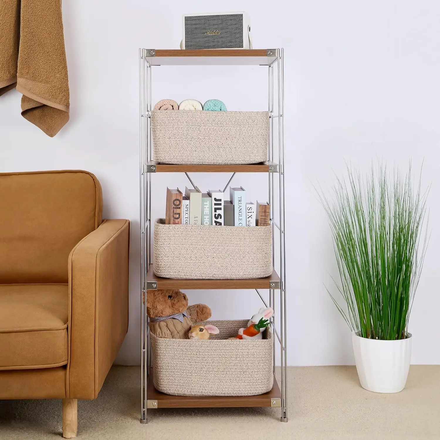 Large Storage Baskets for Shel - огляд і ціна Baby Nursery Shelves