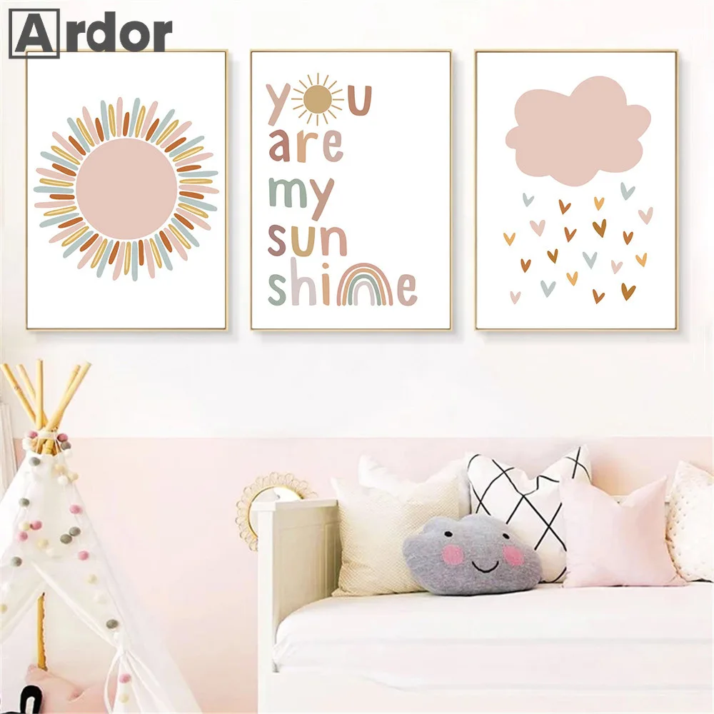 Custom Name Posters Baby Nurse - огляд і ціна Baby Nursery You Are My Sunshine