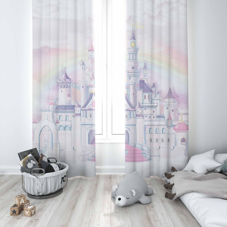 Princess Castle Nursery Curtai - огляд і ціна Baby Nursery Blackout Curtains
