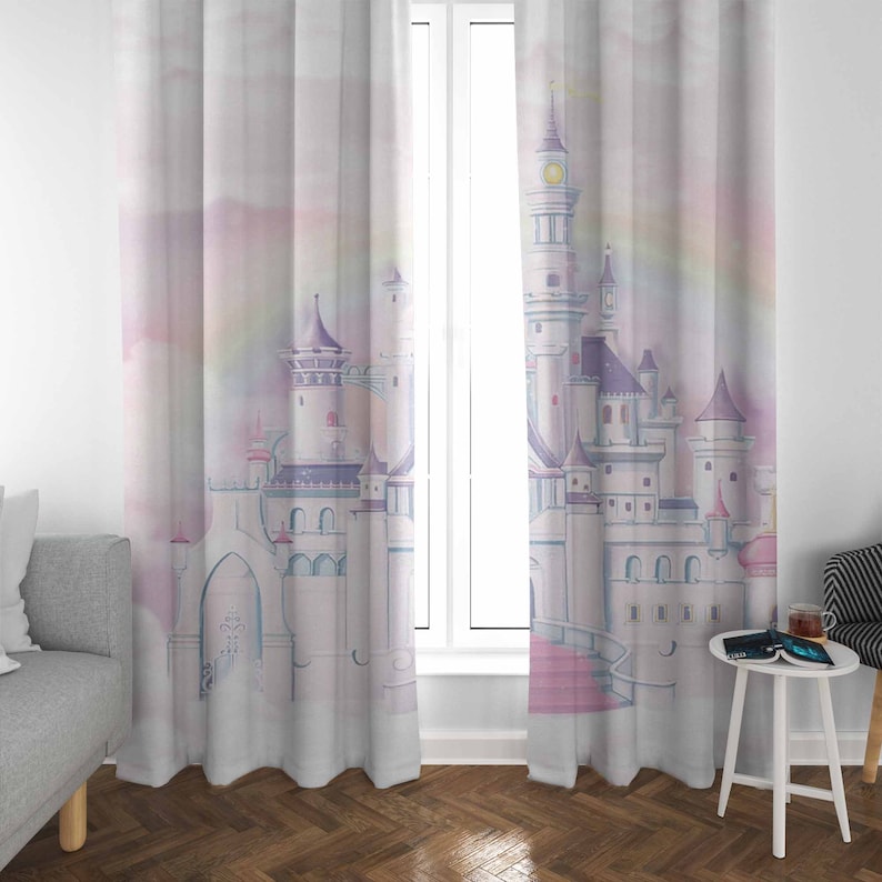 Princess Castle Nursery Curtai - огляд і ціна Baby Nursery Blackout Curtains