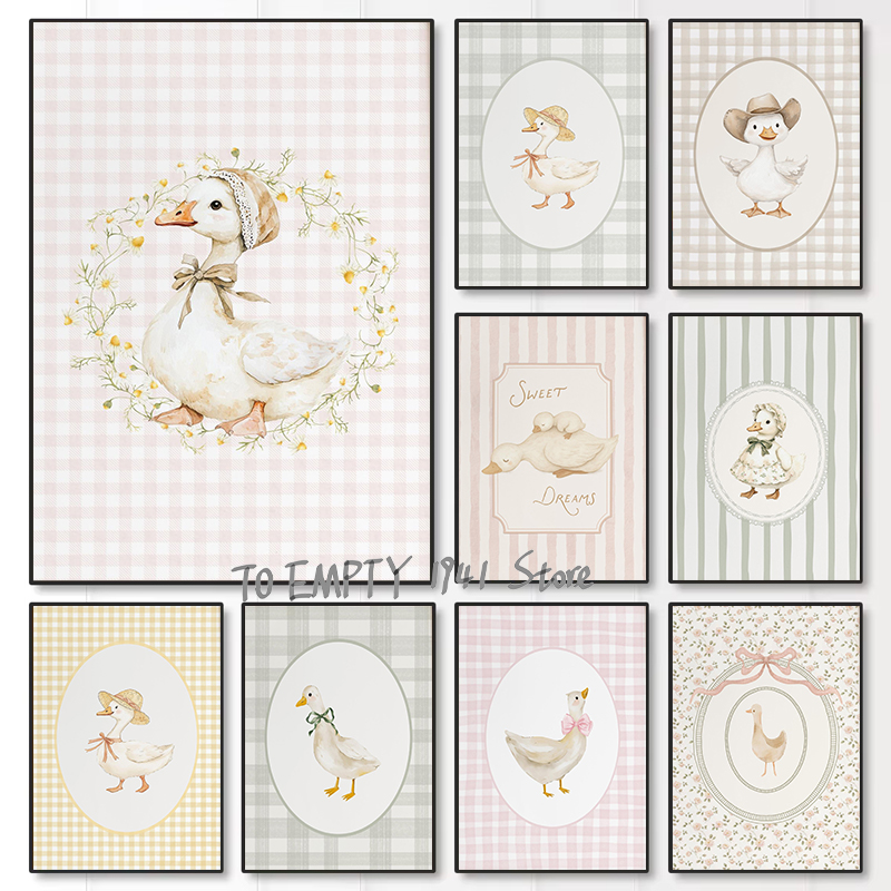 Silly Little Goose Nursery Duc - огляд і ціна Baby Nursery Prints