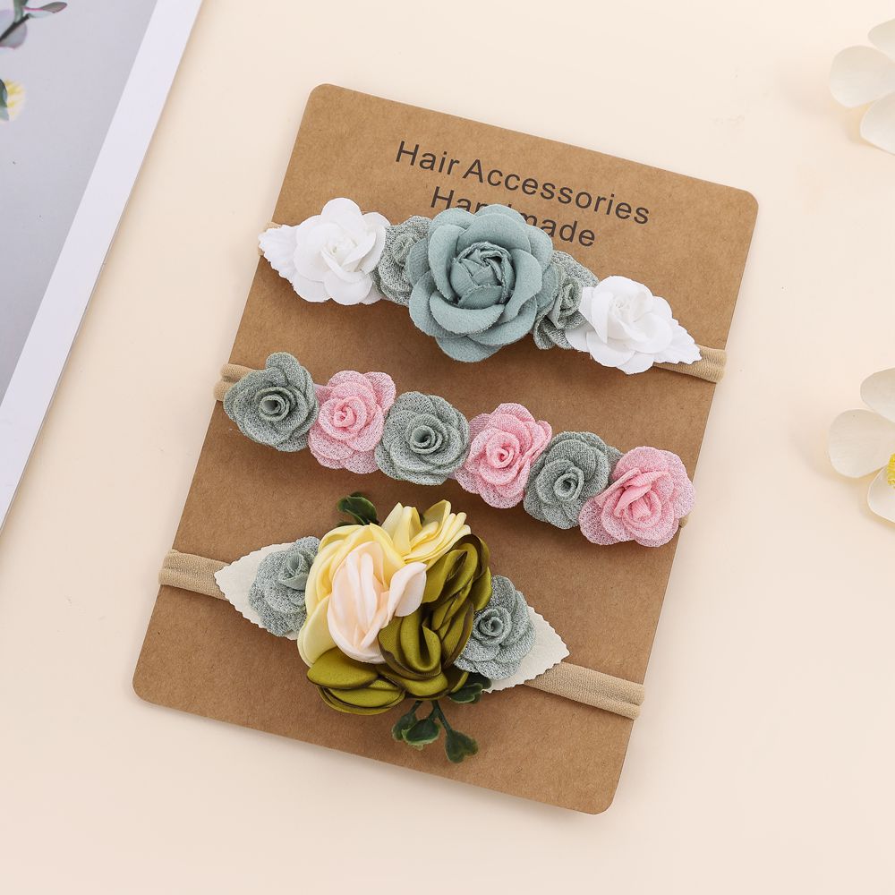 3pcs Baby Girl Headband Set Cu - огляд і ціна Baby Nursery Set