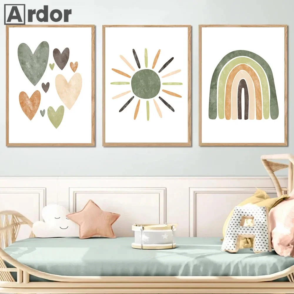 Star Cloud Moon Posters And Pr - огляд і ціна Baby Nursery Green