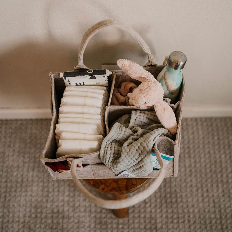 Diaper Caddy - Nursery Storage - огляд і ціна Baby Nursery Shelves