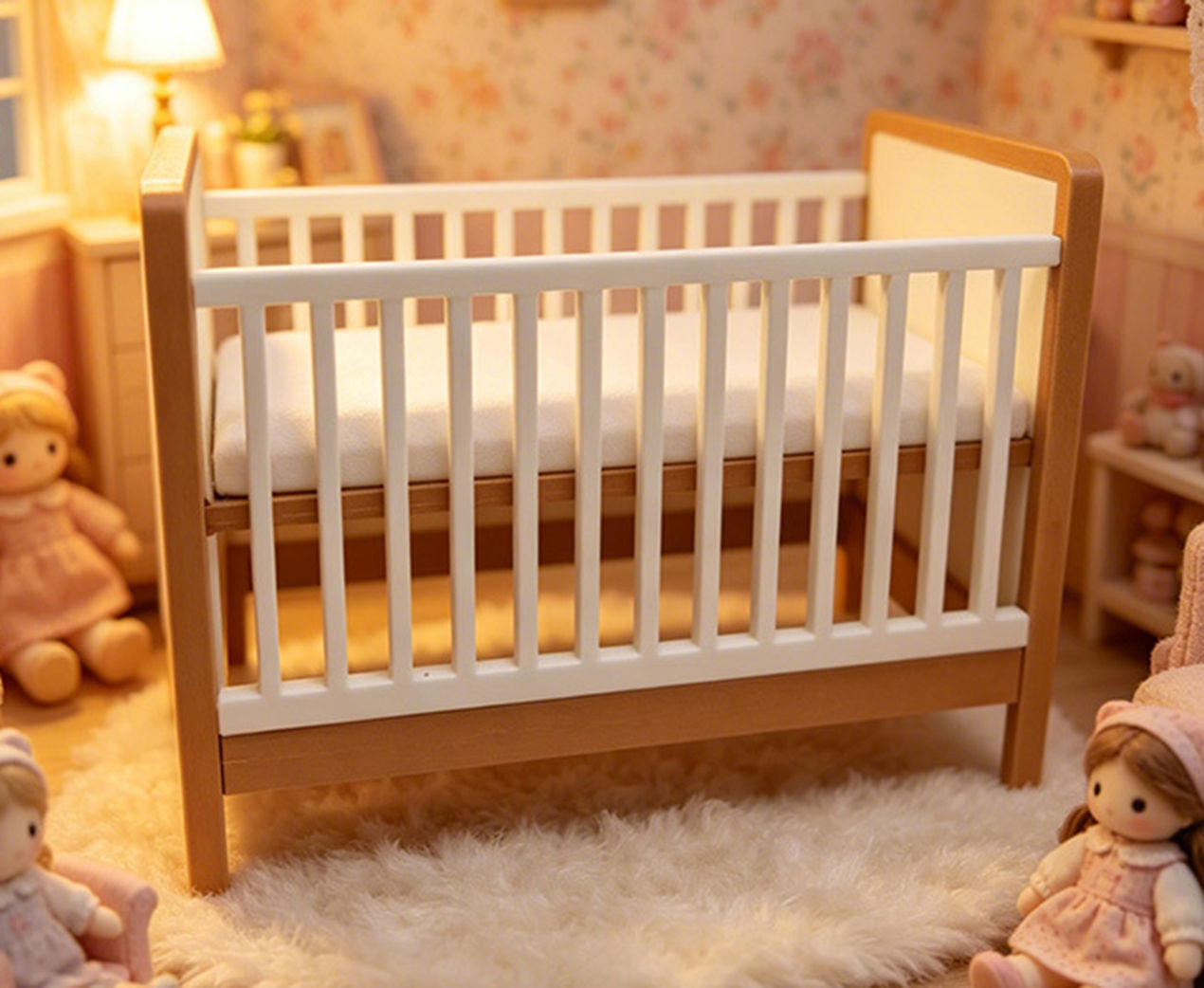 Mini plastic Baby Crib, Dollho - огляд і ціна Baby Nursery Layout