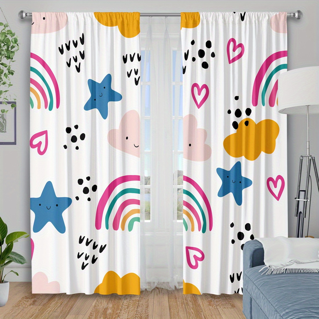 Cute Rainbow Stars Hearts Nurs - огляд і ціна Baby Nursery Youtube