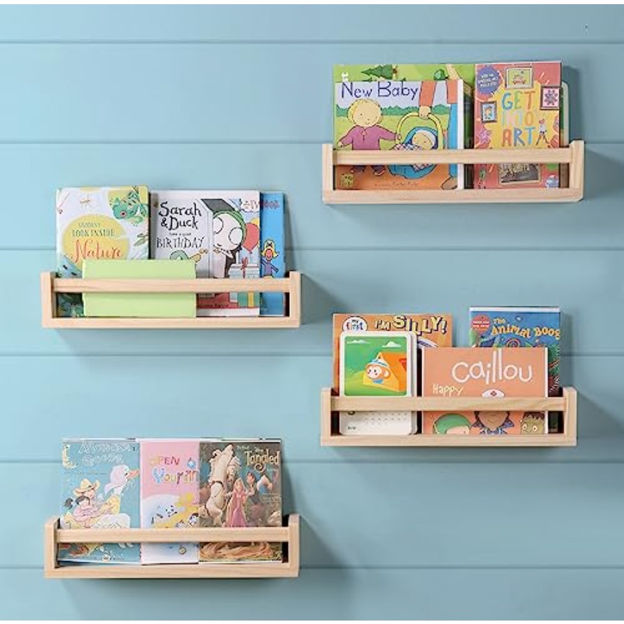 Nursery Room Shelves Set of 4, - огляд і ціна Baby Nursery Shelves