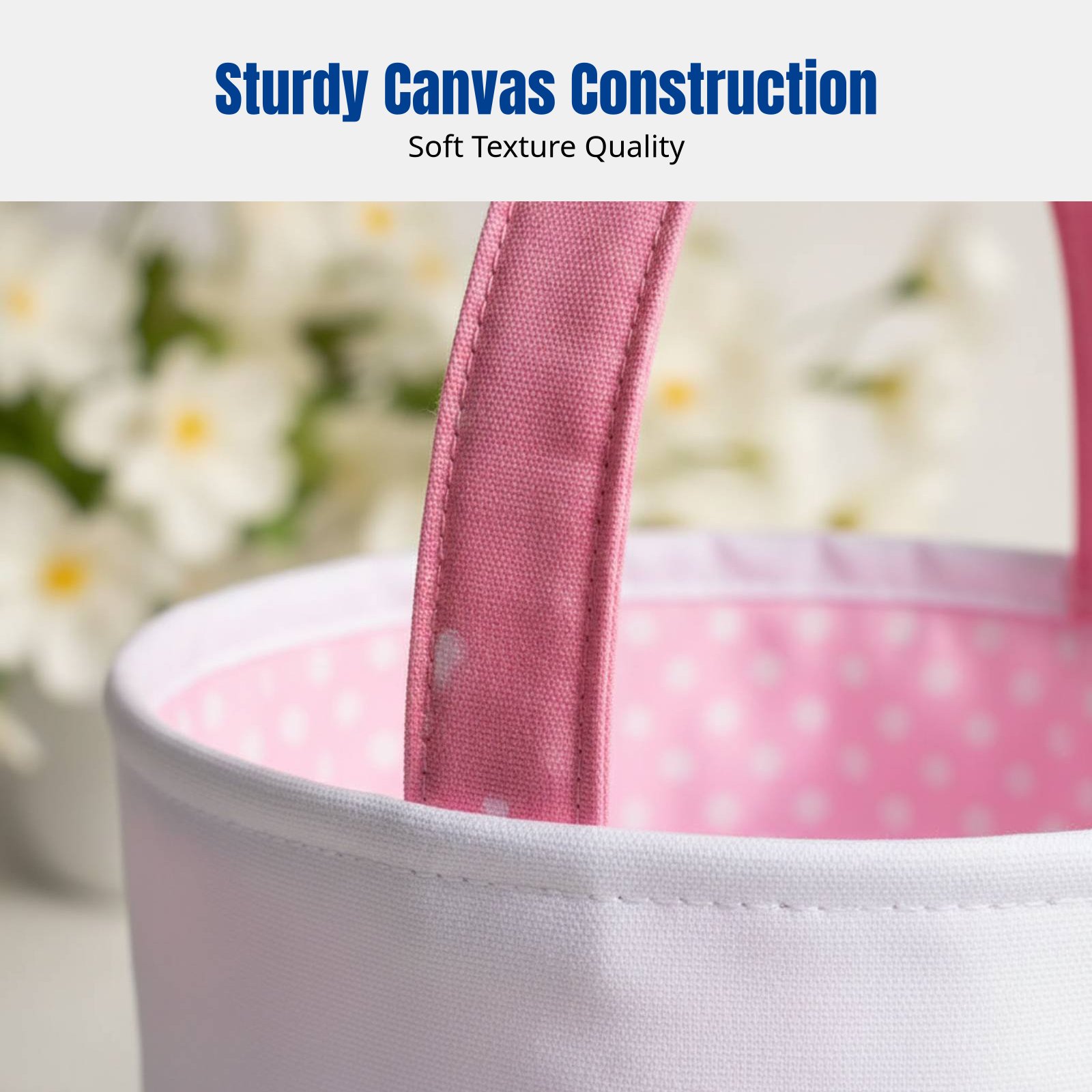 Sublimation Canvas Easter Bask - огляд і ціна Storage Basket Fabric