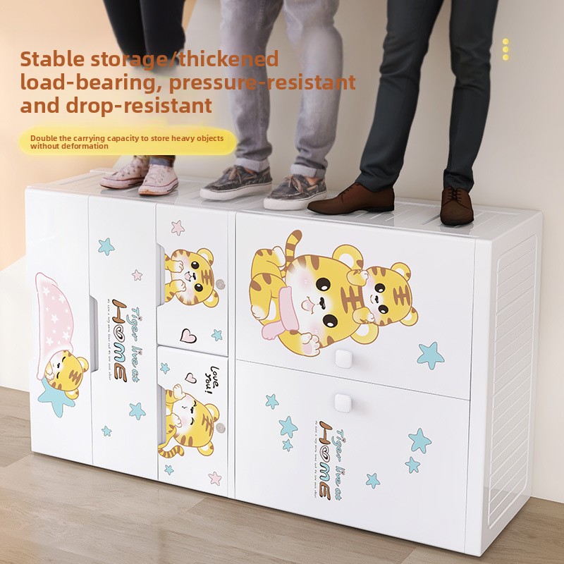 Thickened 5-Drawer Plastic Sto - огляд і ціна Baby Nursery Wardrobe