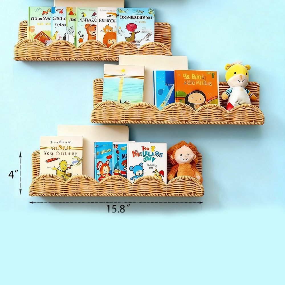 3Set Nursery Book Shelves,l Na - огляд і ціна Baby Nursery Shelves