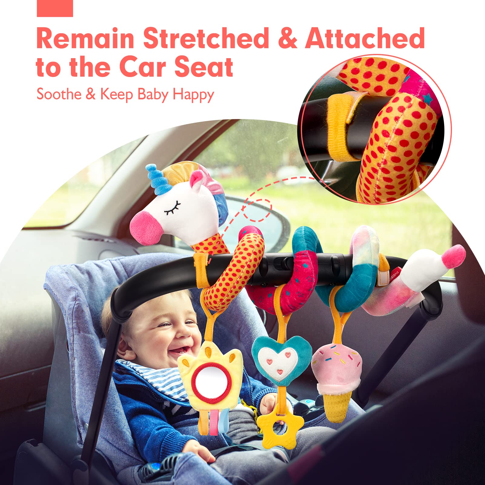 Car Seat Toys for Babies Rattl - огляд і ціна Baby Nursery Set